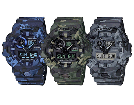 G-SHOCK CAMOUFLAGE NOVI MASKIRNI PRINT ZA MODERAN MODEL GA-700CM